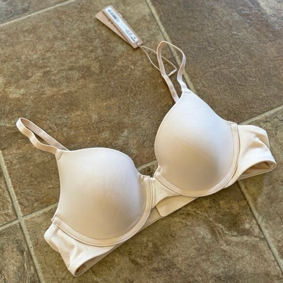 Skims Fits Everybody Demi T-shirt Bra Size 36A Sand - Picture 2 of 7